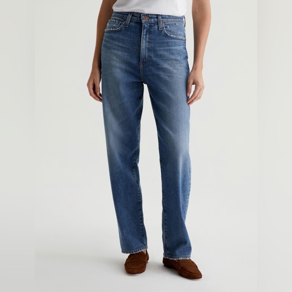 AG-Ed High Rise Straight Denim Jeans, 16 Year Sovereign - 31 - Picture 1 of 10